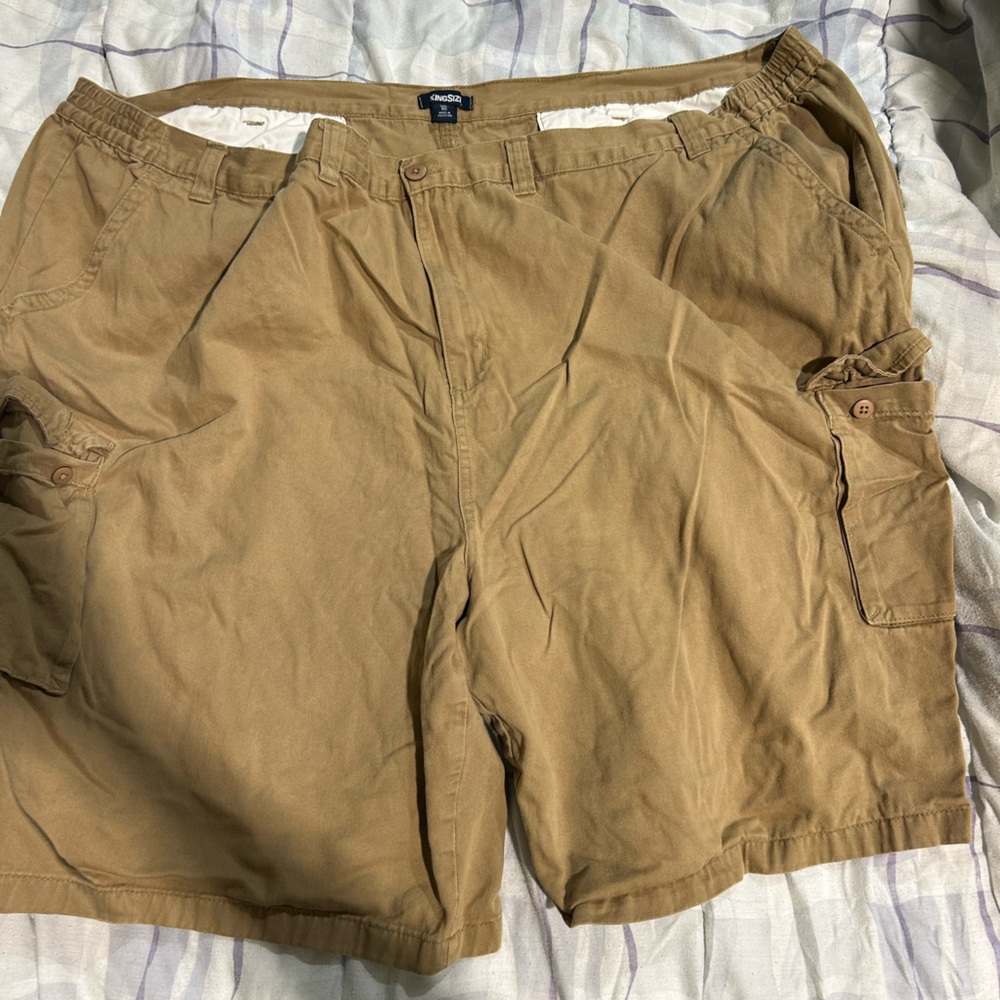 Casual Men's Tan Cargo Shorts